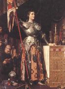Joan of Arc at the Coronation of Charles VII in Reims Cathedral (mk45) Jean Auguste Dominique Ingres